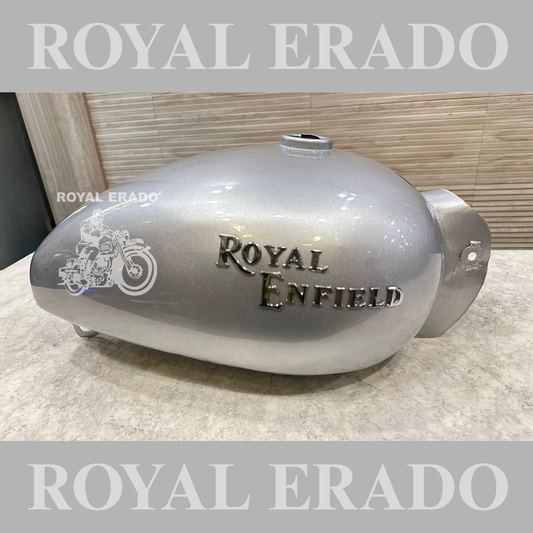Royal Enfield Electra tank in silver color for all models bs-3 and and bs-4.