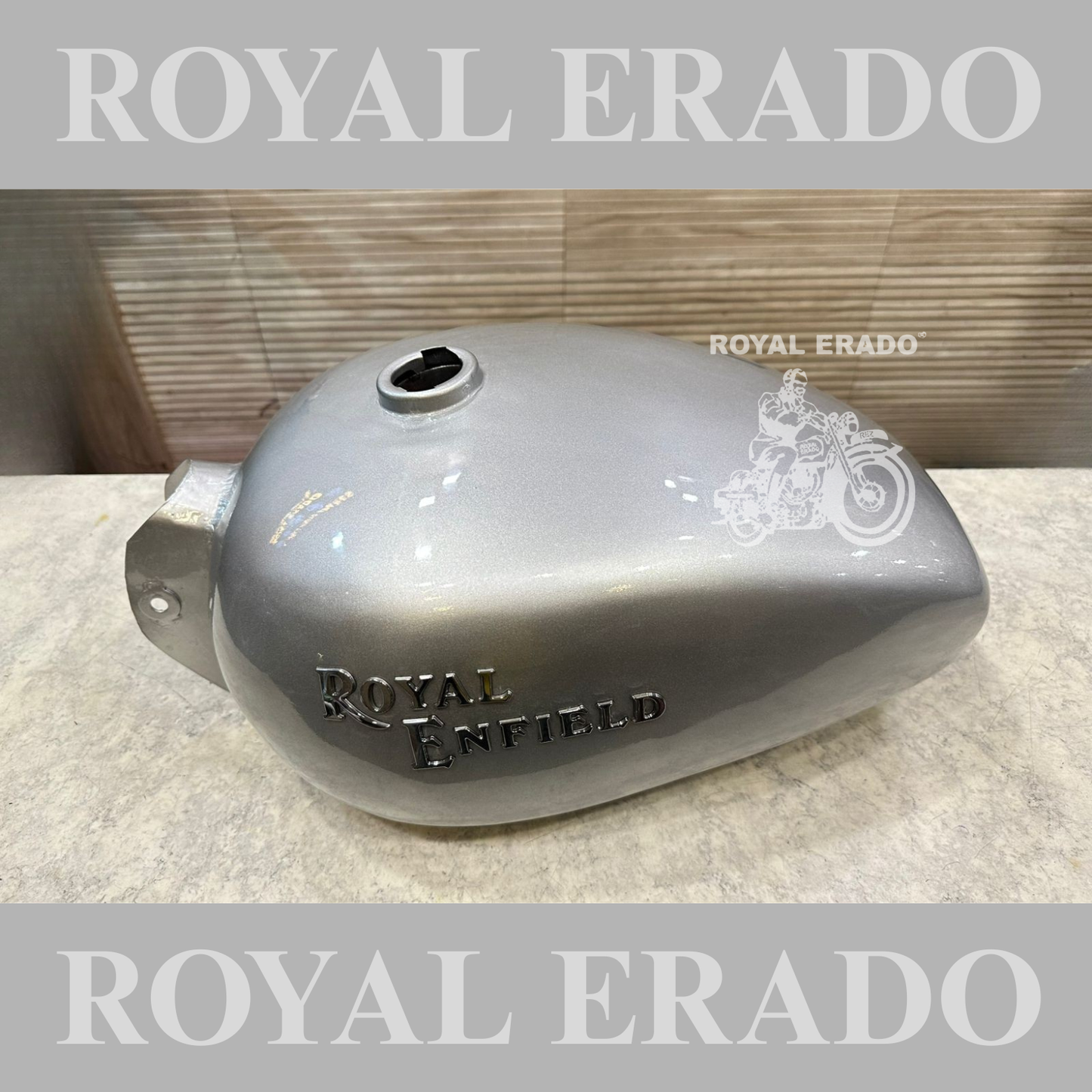 Royal Enfield Electra tank in silver color for all models bs-3 and and bs-4.