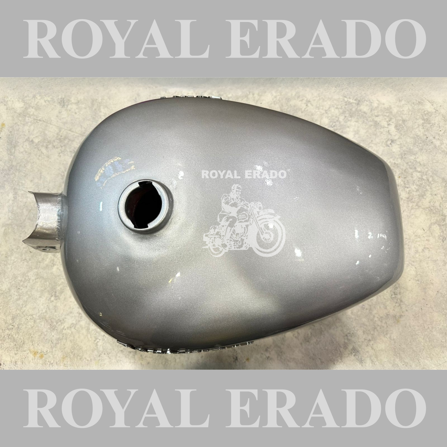 Royal Enfield Electra tank in silver color for all models bs-3 and and bs-4.