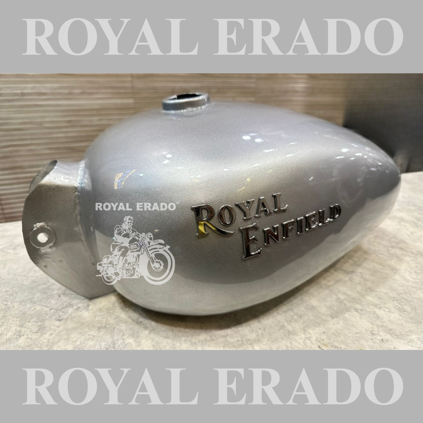 Royal Enfield Electra tank in silver color for all models bs-3 and and bs-4.