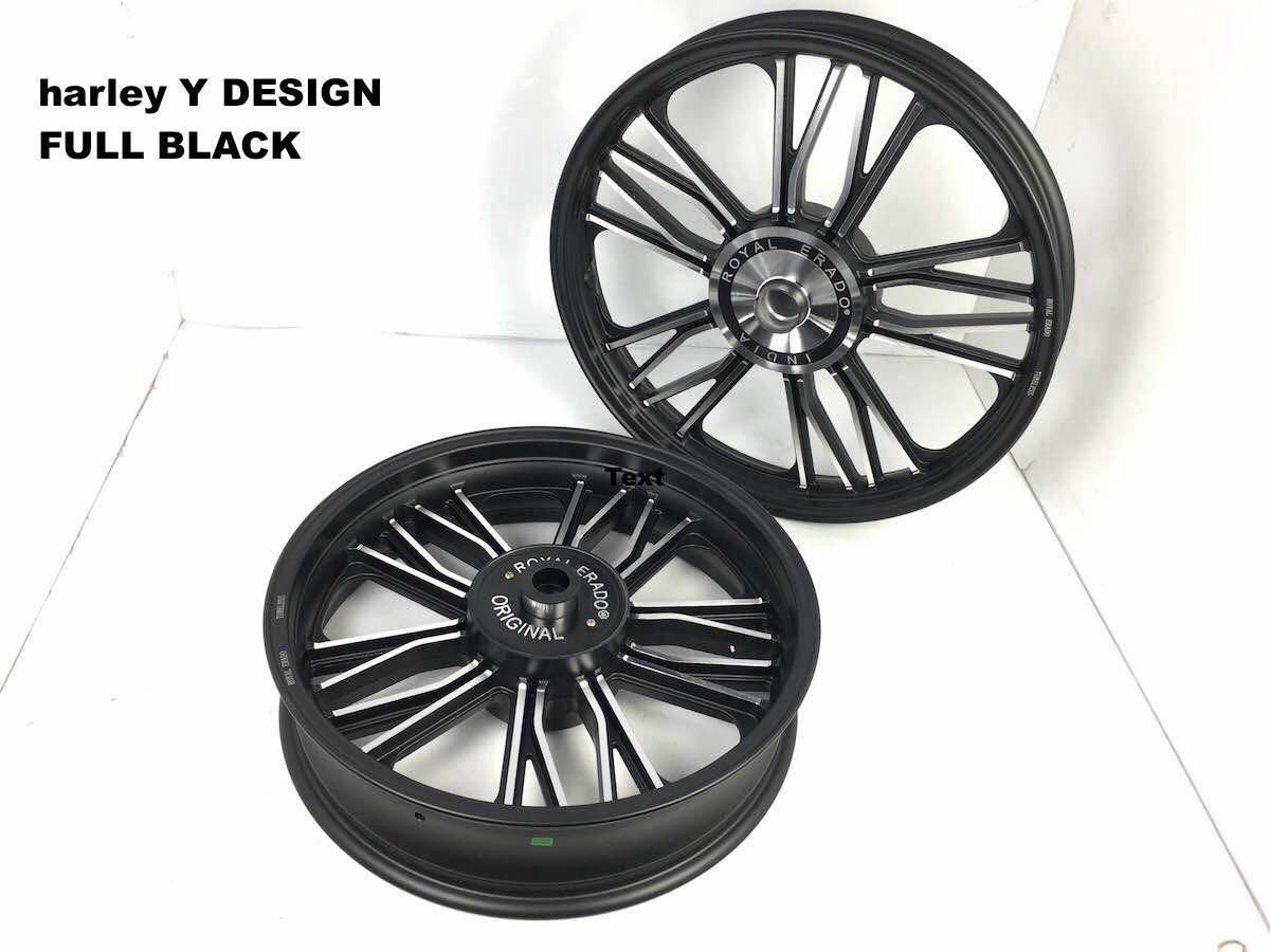 ROYAL ERADO harley y design alloy wheel for thunderbird and classic double disc
