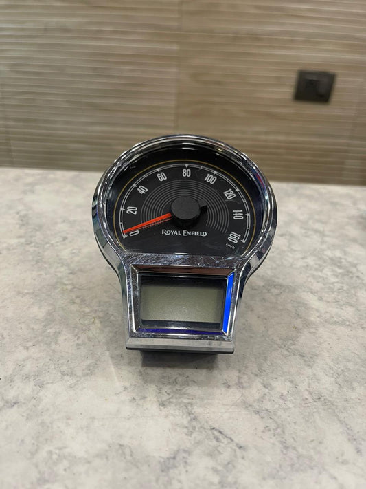 Royal  Enfield classic reborn speedometer used but as new condition.