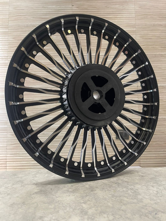 KINGWAY/RACEBY 30 SPOKE ALLOY WHEEL FOR CLASSIC & THUNDERDBIRD DOUBLE DISC .