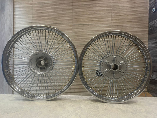 80 spokemulti spoke wheel rim in chrome for royal enfield classic electra standard thunderbird multispoke wheel