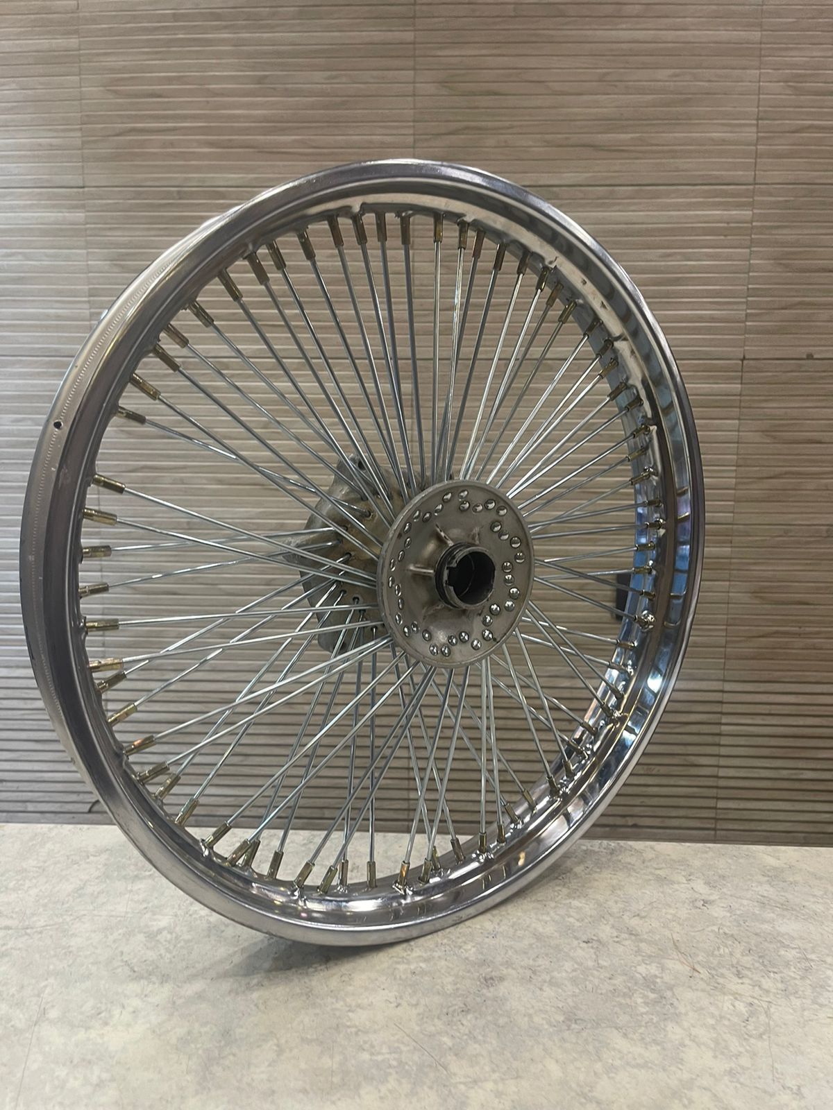80 spokemulti spoke wheel rim in chrome for royal enfield classic electra standard thunderbird multispoke wheel