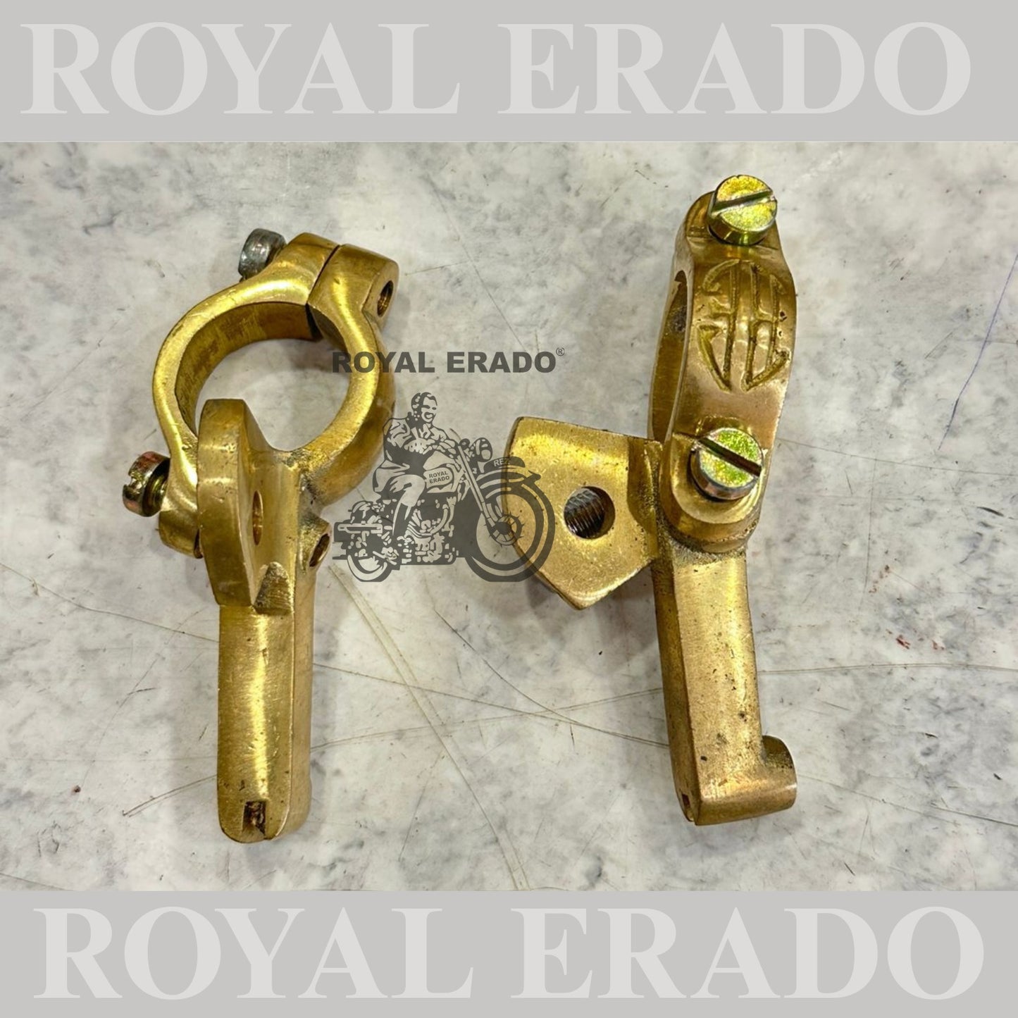Royal Enfield brass vintage old model g2 style clutch and brake lever yoke only&nbsp;