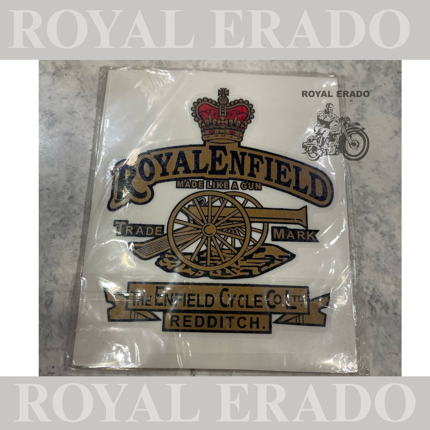 Royal Enfield made like a gun sticker 1 for Classic Standard Electra