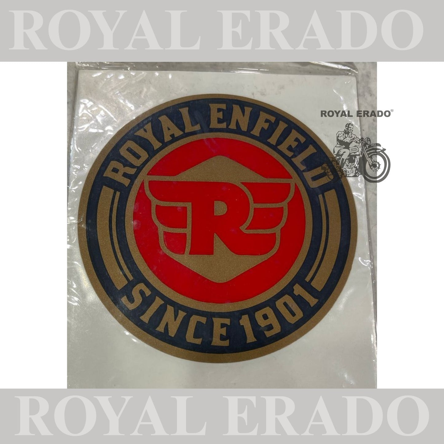 Royal Enfield made like a gun sticker for Classic Standard Electra