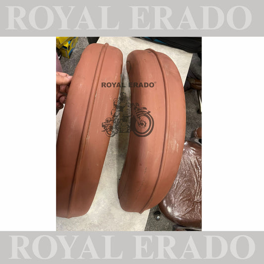 Royal Enfield for standard vintage g2 old model style front and rear mudguard ripped