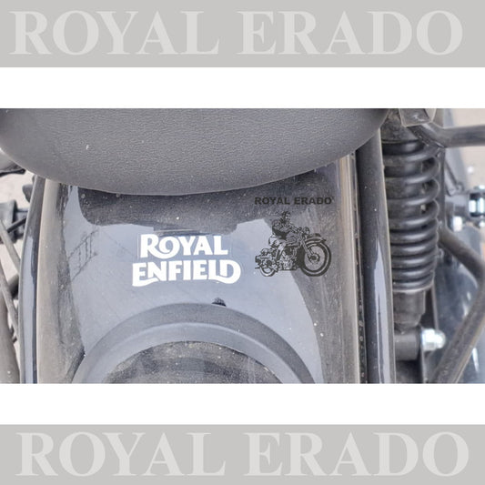 Royal Enfield rear mudguard sticker and for Reborn Classic Electra Standard Battalion and vintage Royal Enfield 1962 g2 model