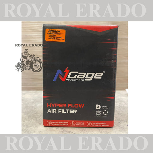 Ngage high performance air filter for Royal Enfield continental Gt 650 Interceptor 650