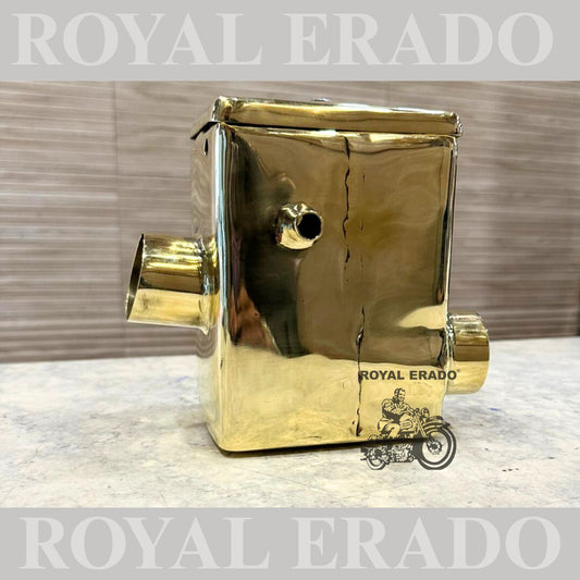 Royal Enfield old vintage 1962 g2 model air filter box in pure brass for Standard and Electra