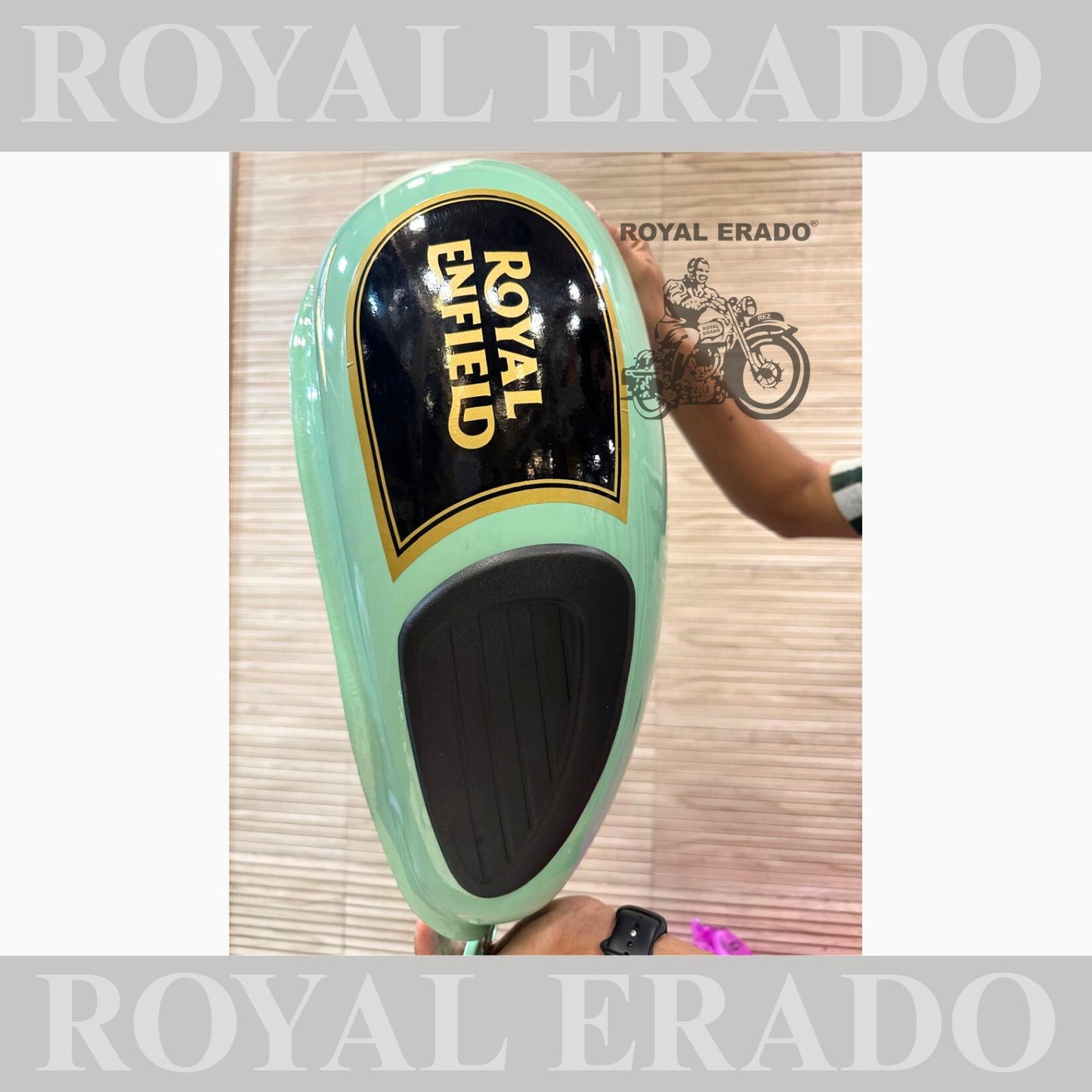 Royal Enfield Classic mint green pista green tank for bs-3 bs-4