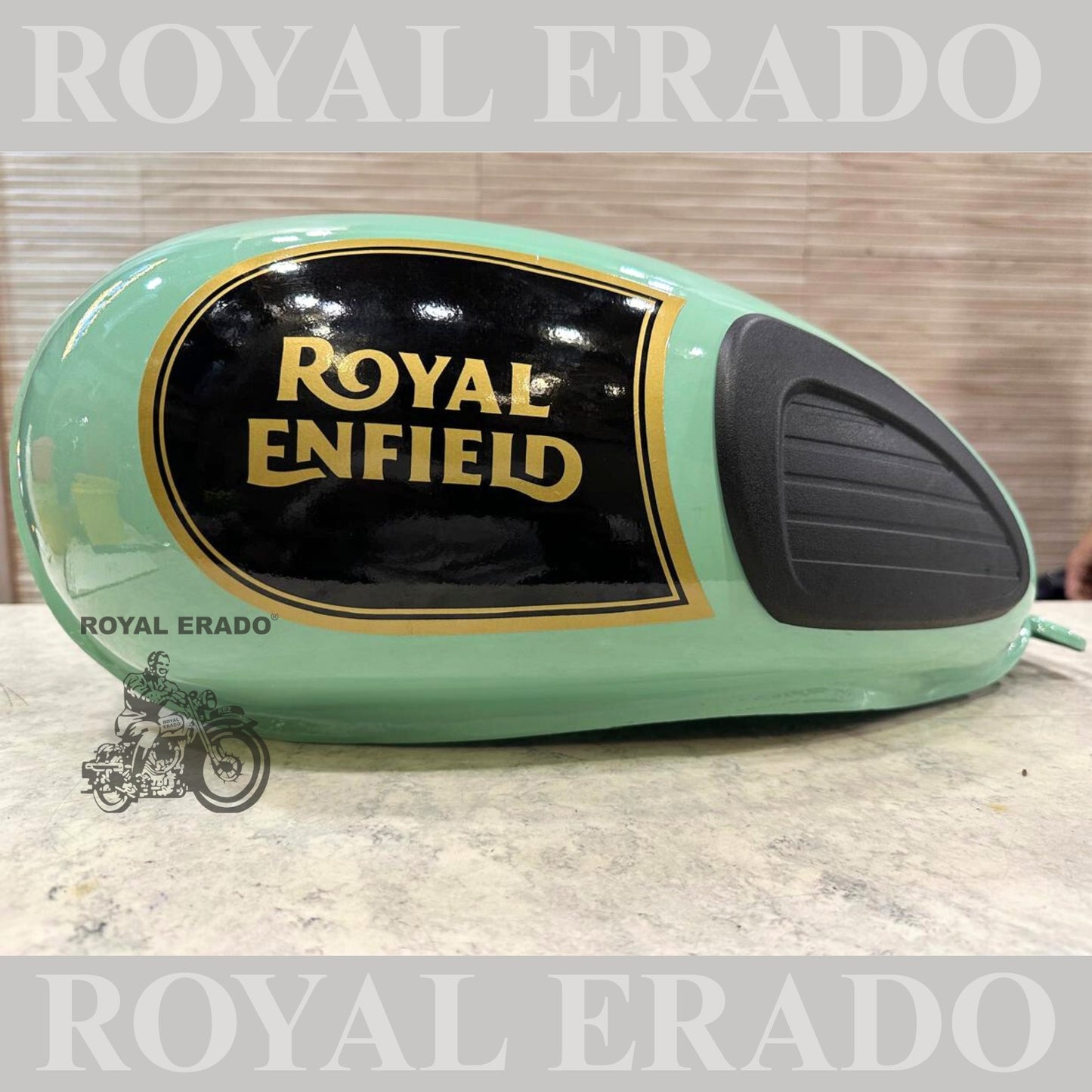Royal Enfield Classic mint green pista green tank for bs-3 bs-4