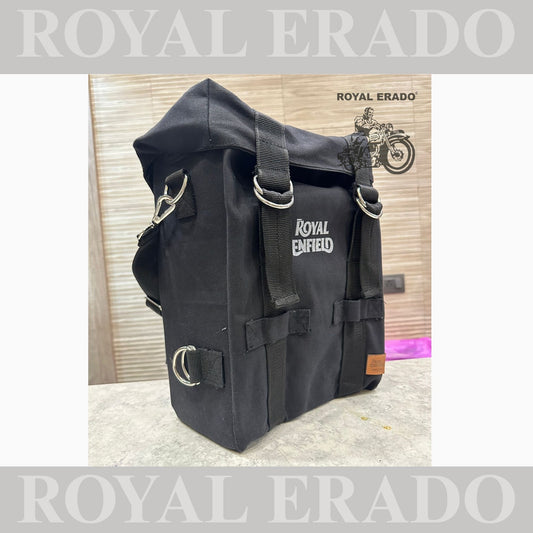 Royal Enfield side saddle stays canvas bag for classic electra standard battalion reborn classic meteor 350 hunter 350 super meteor 350 Himalayan one peace