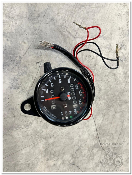 Royal enfield classic electra standard thunderbird speedometer meter for noverting to bobber chopper