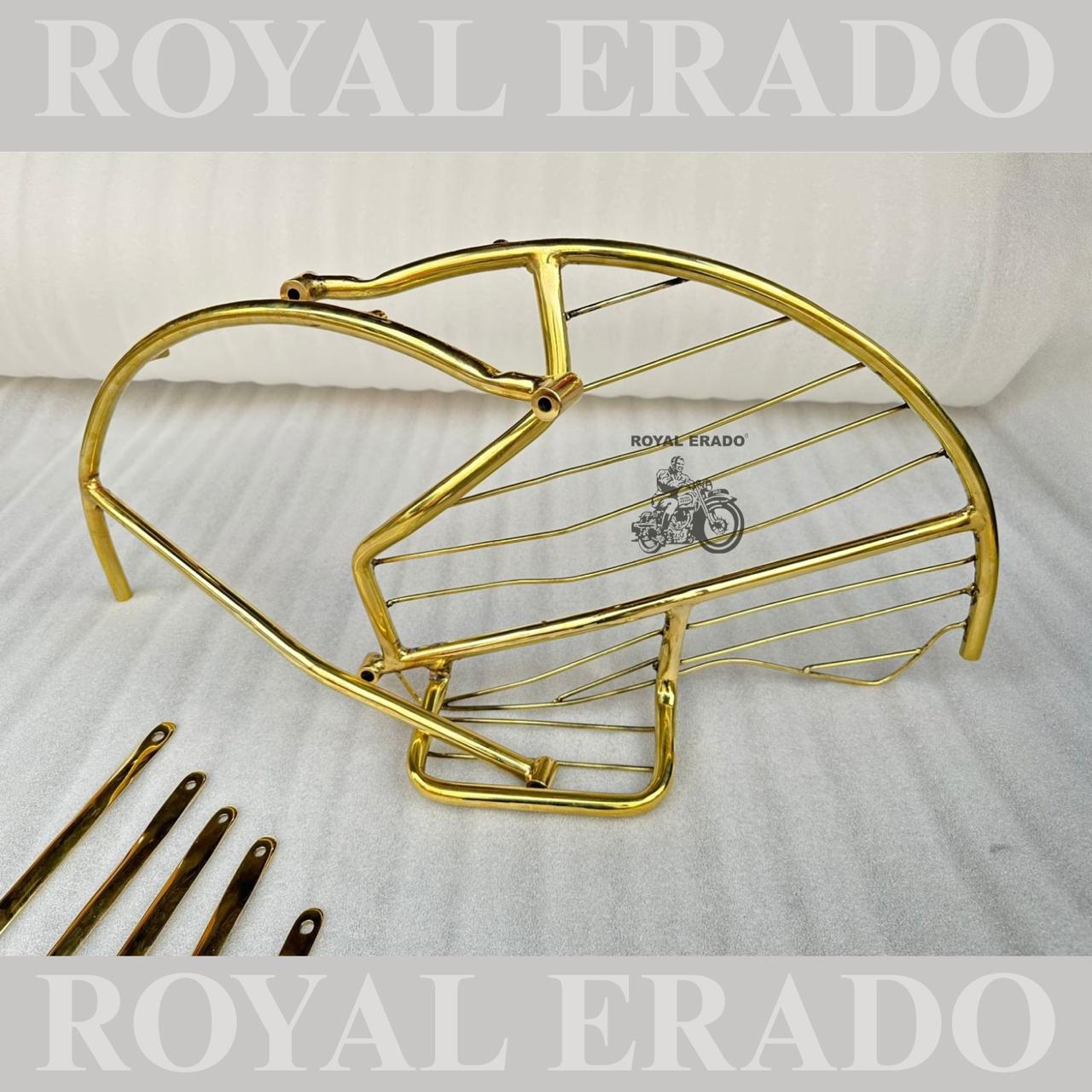 Royal Enfield Classic Electra Standard Vintage G2 1962 Old Model Pure Brass Gold Front and Rear Mudguard Stays