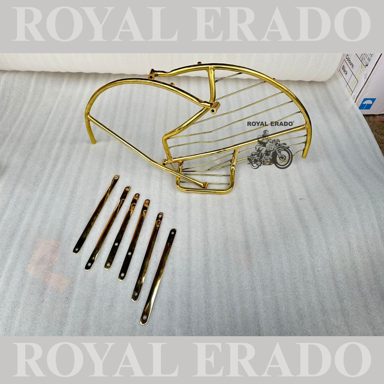 Royal Enfield Classic Electra Standard Vintage G2 1962 Old Model Pure Brass Gold Front and Rear Mudguard Stays