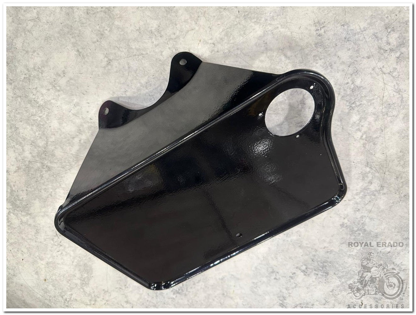 Royal wnfield vintage g2 1962 old model bullet standard number plate assembly black