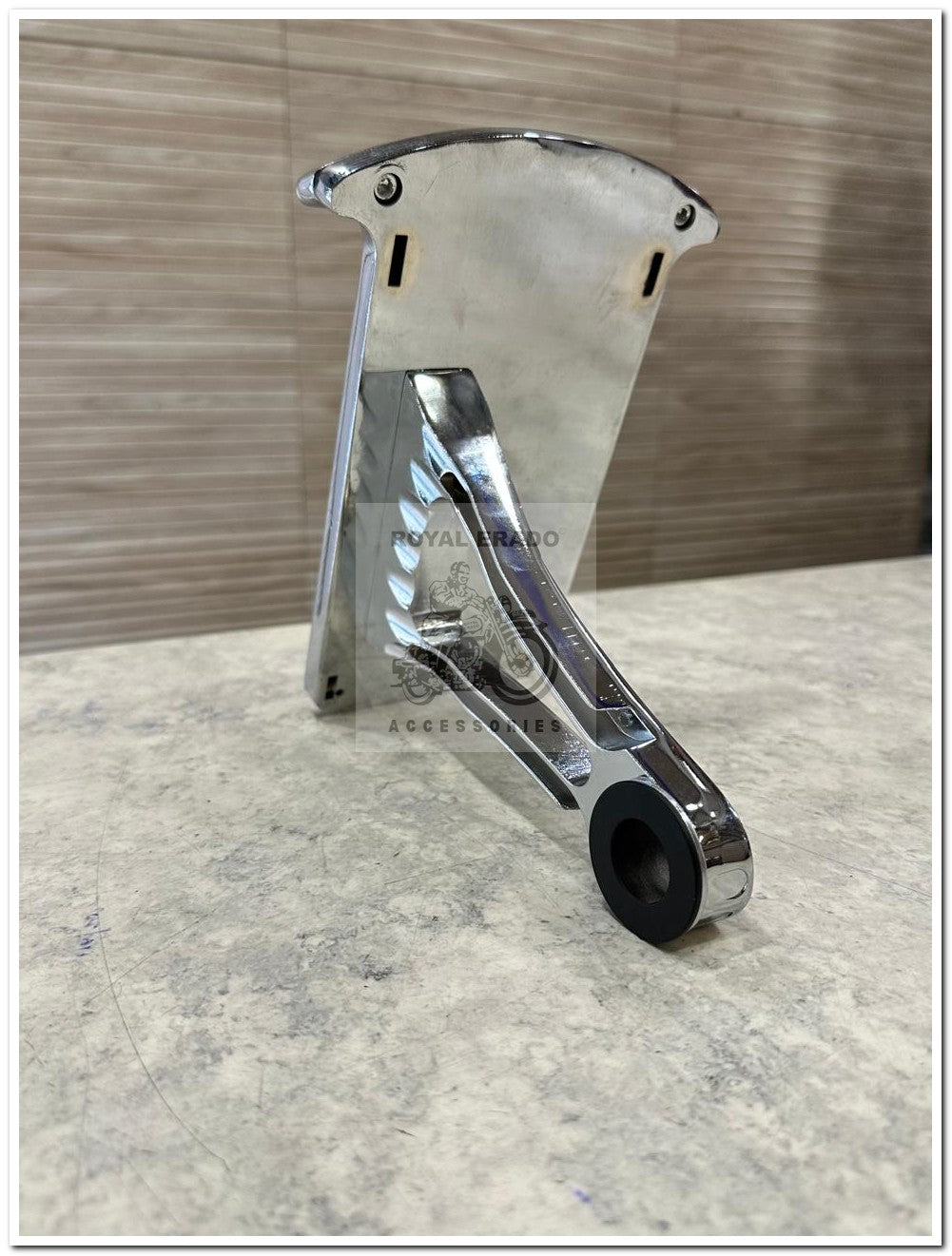 Royal enfield reborn classic electra standard super meteor 650 meteor 350 harley davidson style rear shocker number in chrome