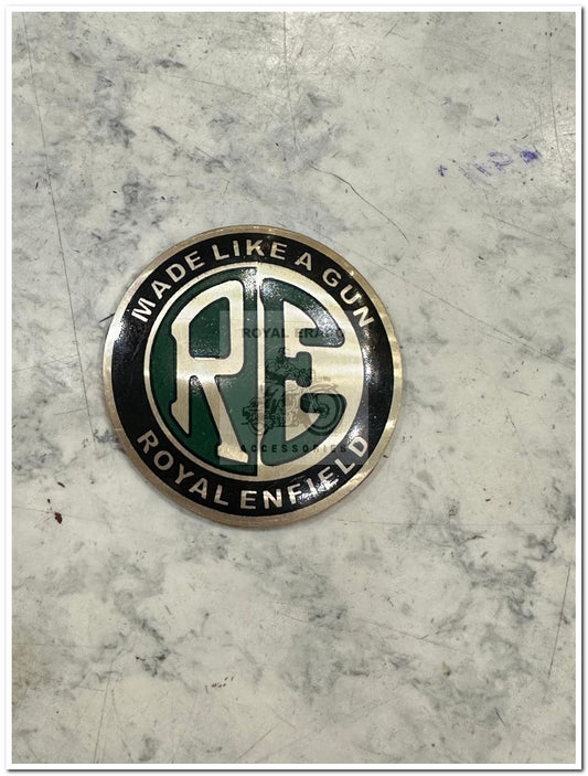 Royal enfield classic reborn standard battalion electra standard vintage g2 1962 old model bullet 350 tank monogram sticker RE logo 2 peaces
