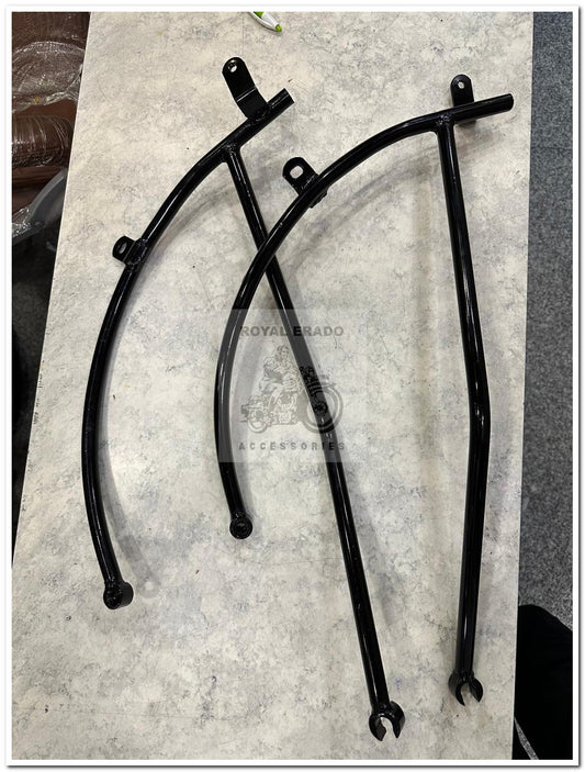 Royal enfield vintage g2 1962 old model bullet 350 Electra standard rear mudguard stays mudguard round tan