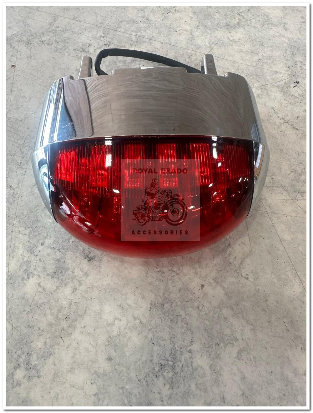 Royal enfield classic electra standard thunderbird x bobber chopper tail light  in chrome