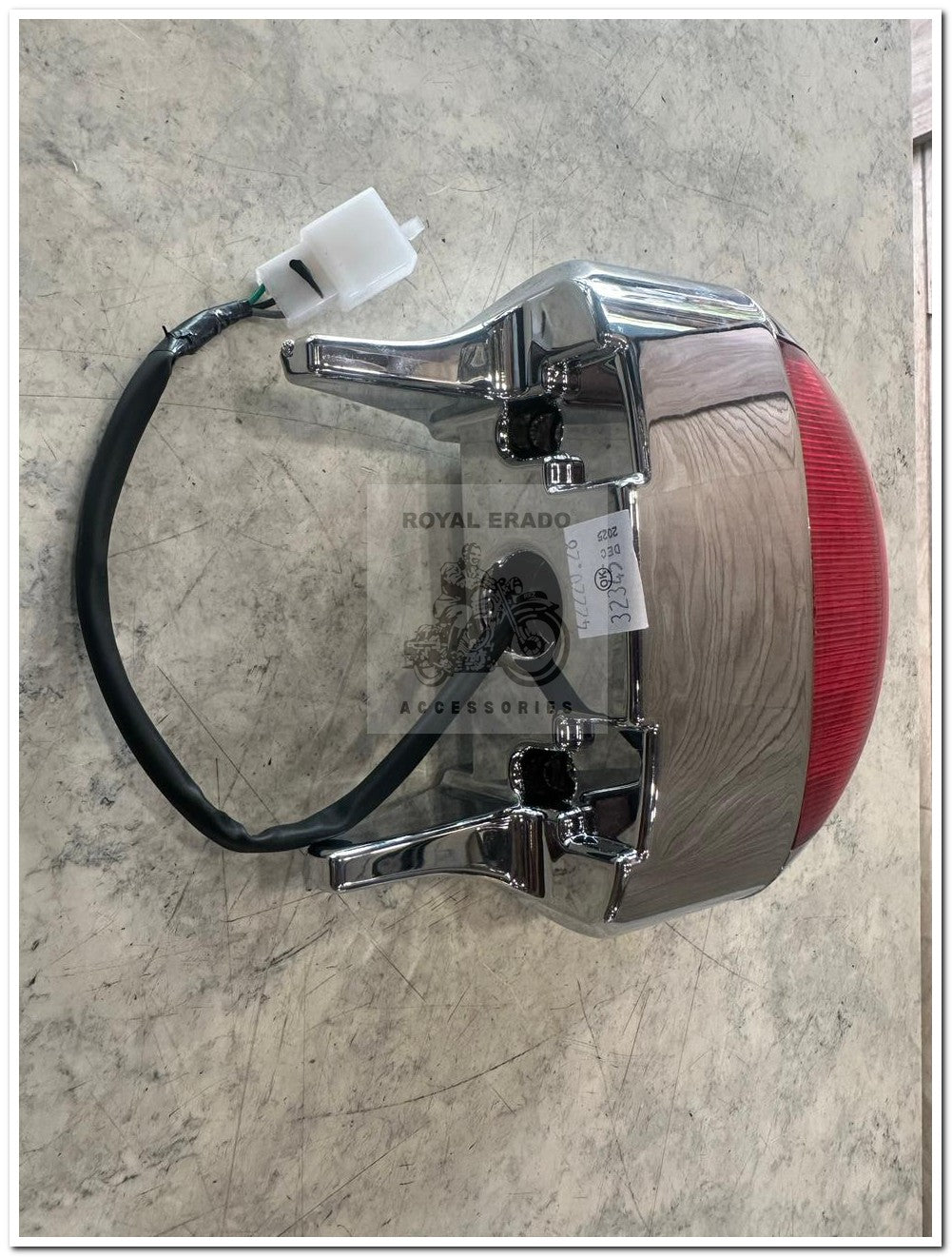 Royal enfield classic electra standard thunderbird x bobber chopper tail light  in chrome