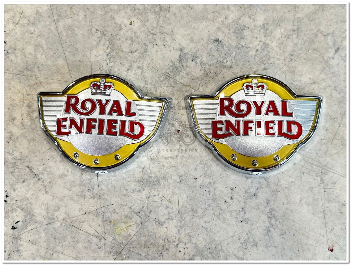 Royal Enfield Interceptor 650 Continental GT 650 Reborn Classic Electra Standard Battalion Tank Monogram Sticker with 3M Tape