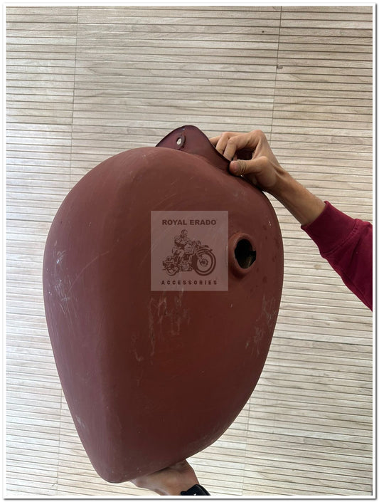 Royal Enfield Classic Electra Standard Bullet 350 Vintage G2 1962 Old Model Tank Capacity 18 To 20 Litters Big Size Tank Without Paint Raw