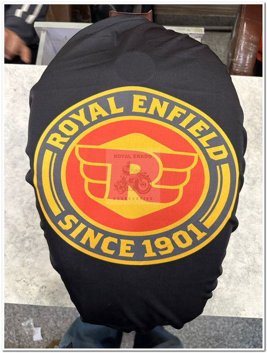 Royal enfield tank cover with RE logo to protect the paint of tank