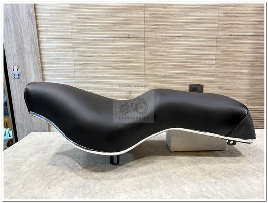 Royal enfield  standard battalion reborn classic seat in black