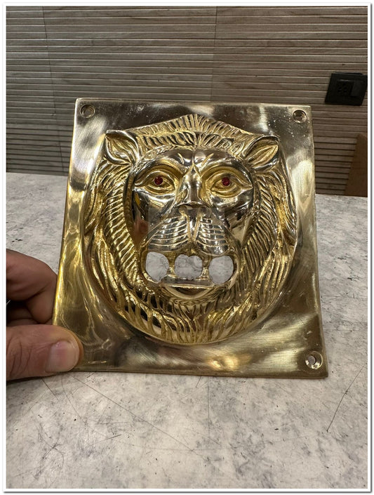 Royal enfield classic electra standard battalion reborn & vintage g2 1962 old model bullet 350 brass lion face monogram logo  for battery cover