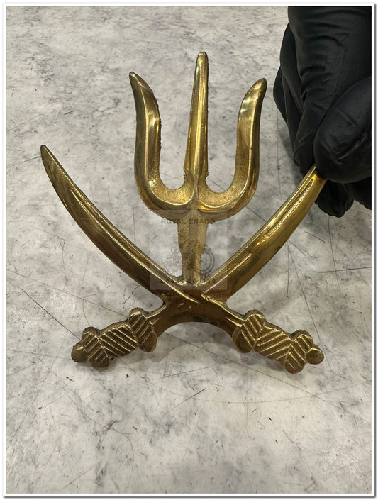 Royal enfield classic electra standard battalion reborn meteor 350 hunter 350 vintage g2 1962 old model bullet 350 brass talwar trishul monogram logo for battery cover , air filter box , tool box