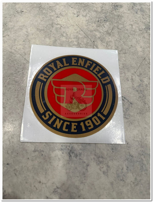 Royal enfield classic electra standard battalion reborn meteor 350 hunter 350 vintage g2 1962 old model bullet 350 red RE sticker logo for battery cover , air filter box , tool box