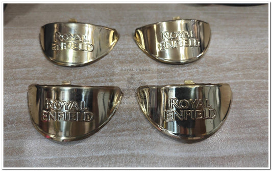 Royal enfield brass indicator shade peak indicator cap RE logo for vintage g2 1962 old model bullet 350 cast iron engine ci engine standard electra classic