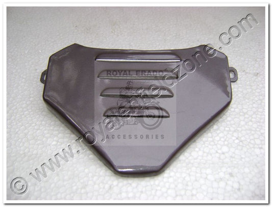 Royal Enfield old model vintage G2 1962 model bullet 350 cast iron engine ci engine, standard electra engine base plate / front seat electric wire plate cover under front seat.