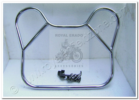 Royal enfield military type butterfly leg guard in chrome for old model bullet 350 classic electra standard