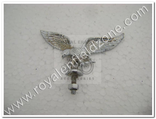 Royal Enfield chrome eagle for front mudguard or front head light for classic electra and standard battalion reborn super meteor 650 meteor 350 Vintage G2 1962 old model bullet 350 cast iron engine ci engine.