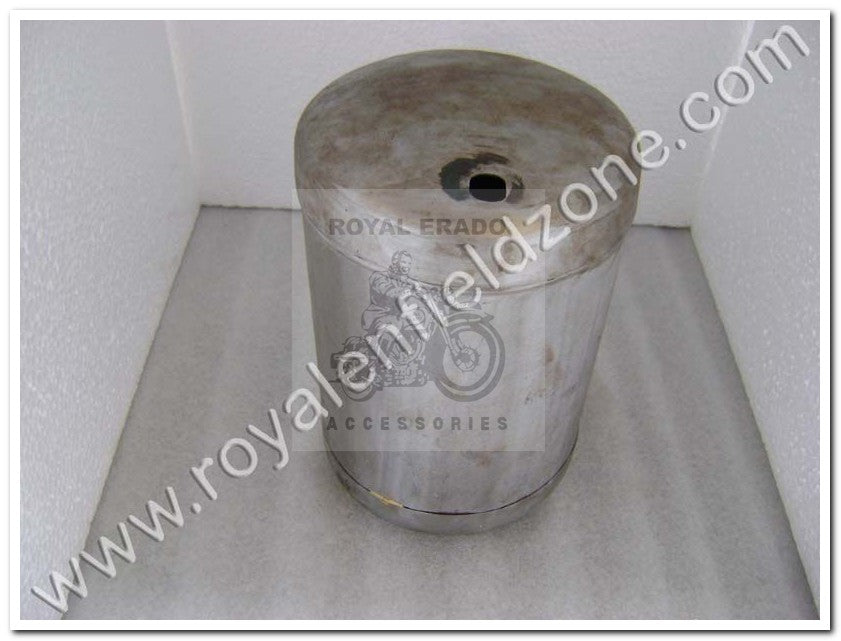 Royal enfield Rajputana style round tool box for chopper bobber harley style