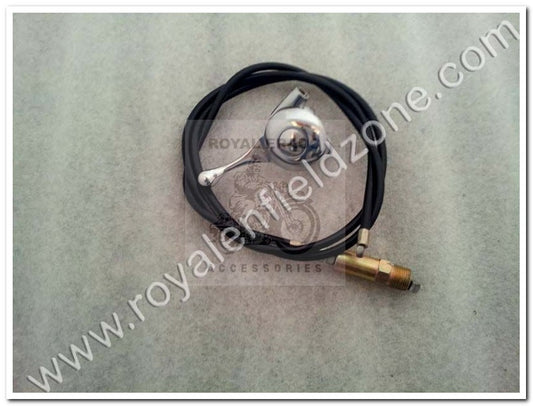 Royal Enfield vintage g2 1962 old model Standard bullet 350 choke lever with cable Retard advance lever.