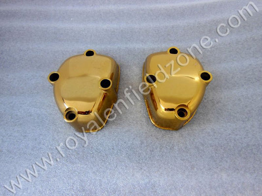 Royal Enfield old model vintage g2 1962 old model bullet 350 engine head rocker cover golden coated brass coated for cycle hub and Standard and Electra before 2010 model for cast iron engine ci engine
