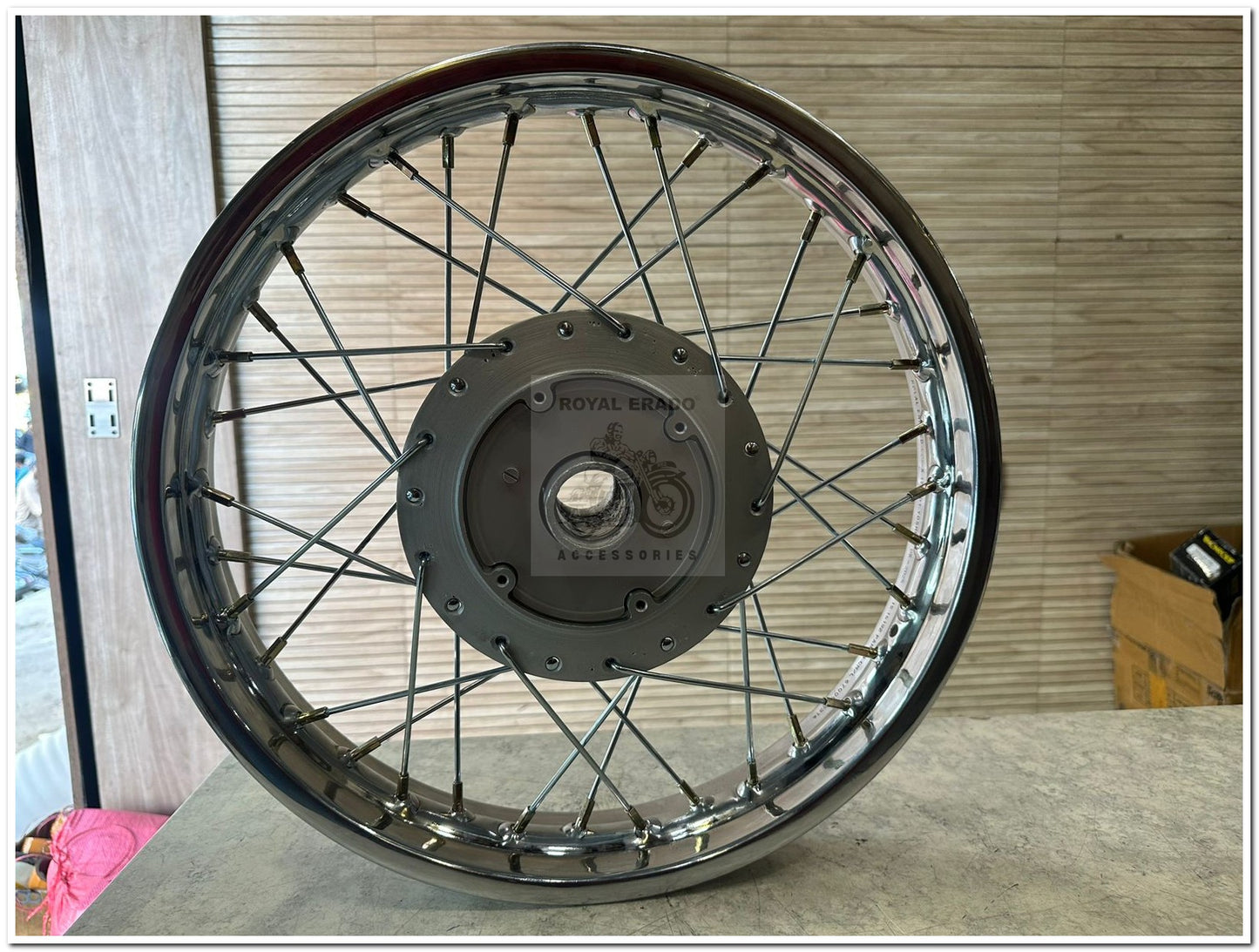 Royal enfield 17” rear wheel for classic electra standard thunderbird For 150”  Number Tyre for bobber chopper Harley Davidson 883 look