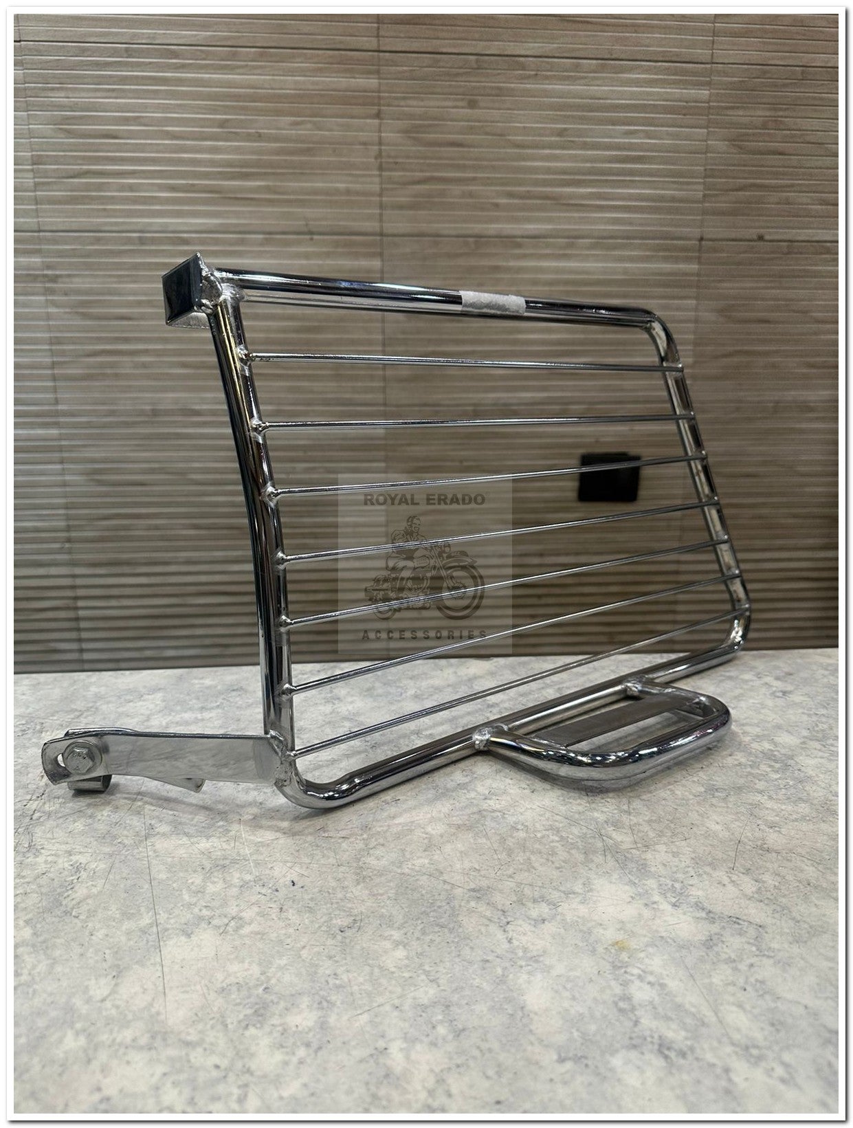 Royal Enfield chrome sare guard for old model vintage g2 1962 Bullet 350 cast iron engine ci engine standard electra.