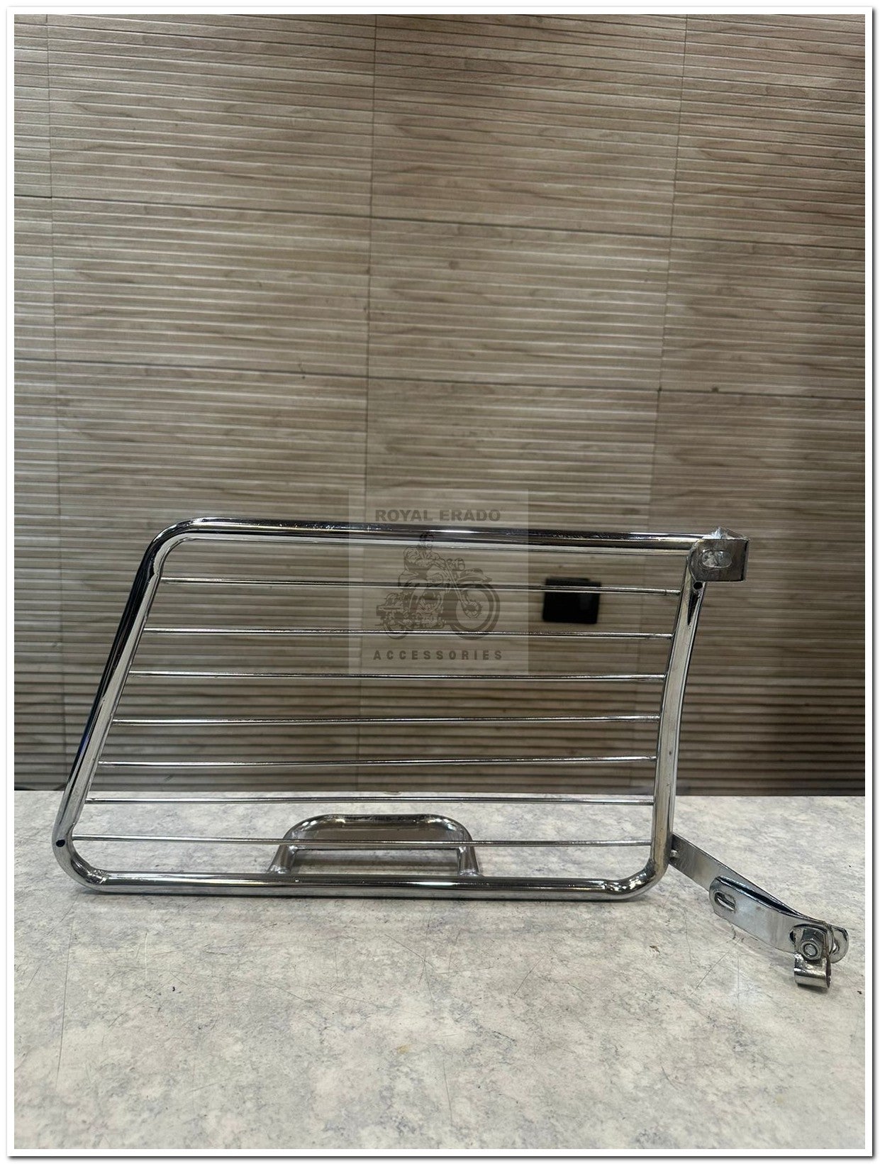 Royal Enfield chrome sare guard for old model vintage g2 1962 Bullet 350 cast iron engine ci engine standard electra.