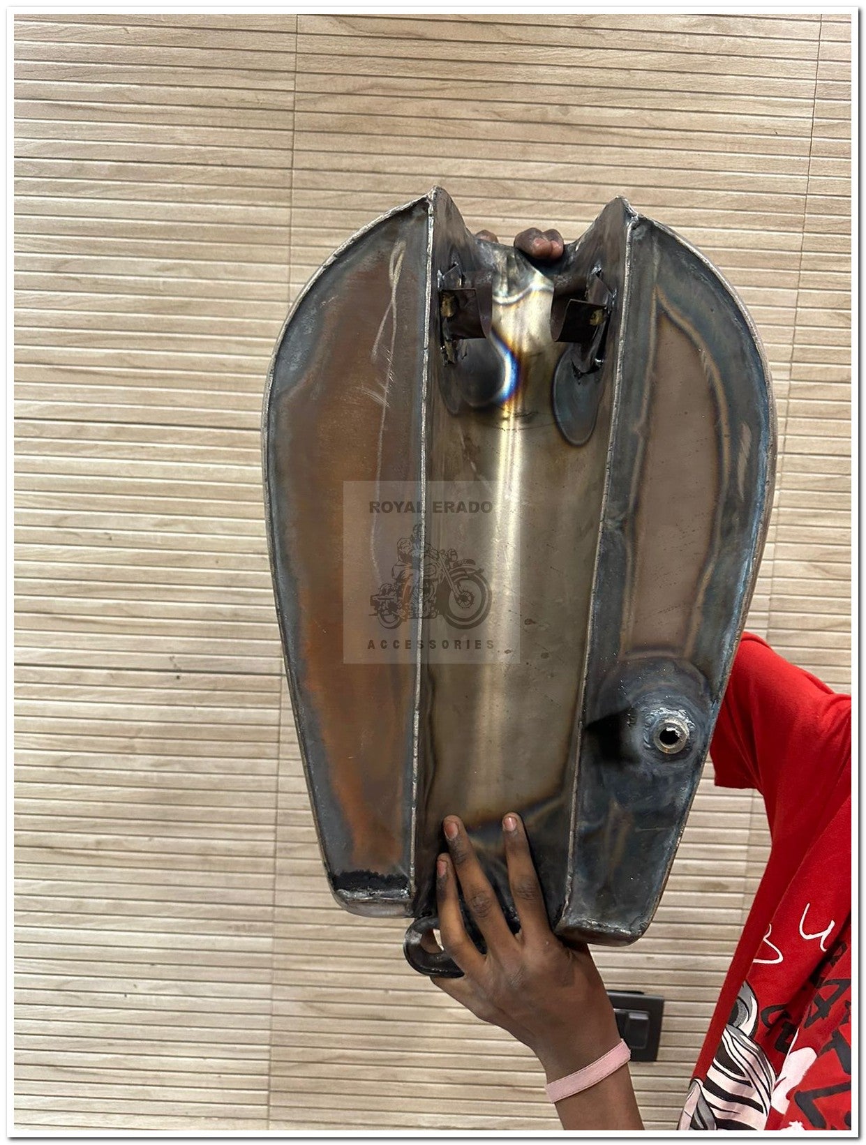 Royal Enfield tank vintage g2 1062 old model bullet standard classic electra thunderbird bobber style tank in raw without paint