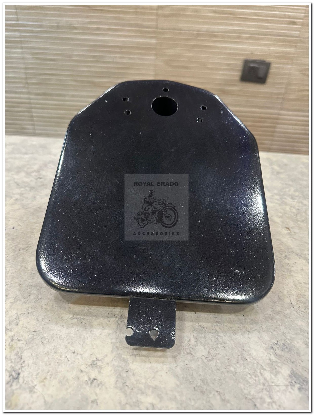 Royal enfield reborn classic battalion standard g2 1962 old model bullet standard 350 rear number plate complete black with broad stand