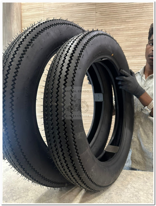 Royal Enfield Classic (BS3, BS4)&nbsp; Electra Standard Thunderbird Reborn Battalion vintage g2 1962 old model bullet 350 balloon tyre front 19” and rear 18” for bobber Harley Davidson look.