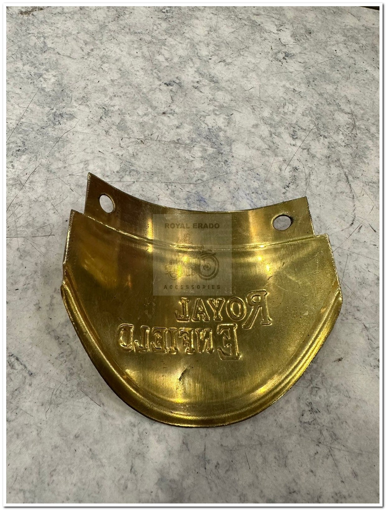 Royal Enfield 1vontage g2 1962 old model bullet 350 standard classic reborn battalion , electra brass front mudguard flap