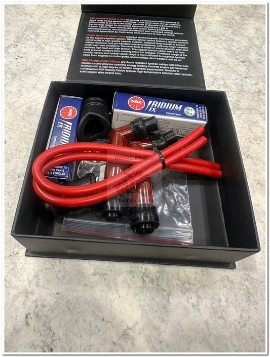 Royal Enfield gt 650 and continental 650 Ngage iridium spark plug with spark plug cable and resister spark plug cap  for performance